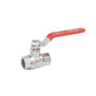 B & K 107-823-CP Ball Valve, 1/2 in Connection, FIP, 600 psi Pressure, Brass Body, Full Port