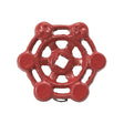 B & K ProLine Series 888-001HN Wheel Handle, Metal, Red, 25-Piece