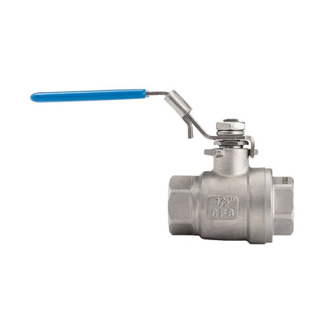 ProLine Series 7690SST Series 107-713SS Ball Valve, 1/2 in Connection, FIP, 1000 psi Pressure, Handle Actuator