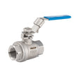 ProLine Series 7690SST Series 107-713SS Ball Valve, 1/2 in Connection, FIP, 1000 psi Pressure, Handle Actuator