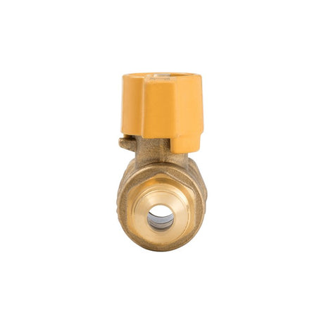 ProLine Series 114-623HN 2-Piece Gas Valve, 1/2 in Connection, Flare x FIP, 175 psi Pressure, Lever Actuator, Brass Body