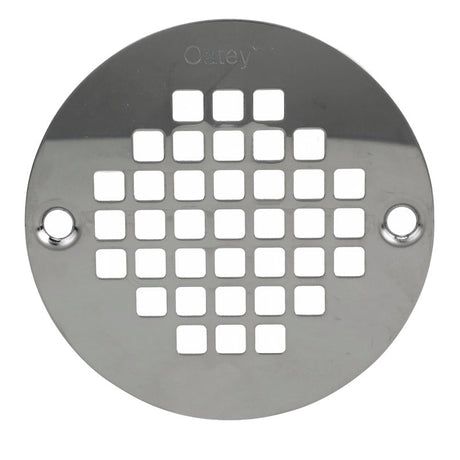 Oatey 43861 Replacement Strainer, Stainless Steel, Stainless Steel, Specifications: Round Shape, Screw-In Cover