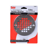 Oatey 43861 Replacement Strainer, Stainless Steel, Stainless Steel, Specifications: Round Shape, Screw-In Cover