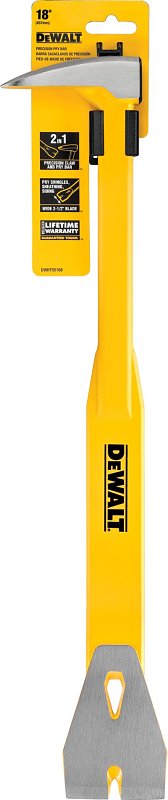 DEWALT DWHT55168 Precision Pry Bar, 18 in L, Claw Tip