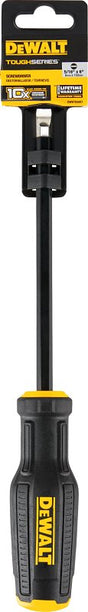 DEWALT MAX FIT, TOUGHSERIES DWHT65007 Screwdriver, 5/16 in Drive, Flat Drive, 10.7 in OAL, 6 in L Shank