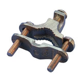 nVent ERICO EK17 Perpendicular Ground Clamp, Clamping Range: 1/2 to 1 in, #10 to 2 AWG Wire, Bronze