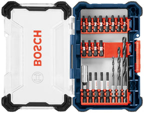 Bosch Impact Tough DDMS20 Drill Bit Set, 20-Piece, HCS, Black Oxide