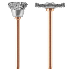 Dremel 448 Cleaning and Polishing Brush Set, 1/8 in Arbor/Shank, Stainless Steel Bristle