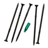 GRK Fasteners R4 03141 Multi-Purpose Framing Screw, #10 Thread, 4 in L, CEE, W-Cut Thread, Countersink Head, Steel