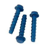Tapcon+ 11441C Concrete Anchor, 3/8 in Dia, 2-1/4 in L, Blue Climaseal