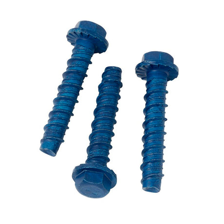 Tapcon+ 11441C Concrete Anchor, 3/8 in Dia, 2-1/4 in L, Blue Climaseal