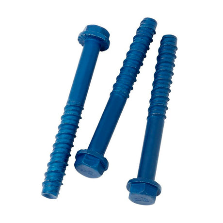 Tapcon+ 11449C Concrete Anchor, 1/2 in Dia, 5 in L, Blue Climaseal