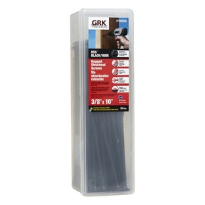 GRK Fasteners RSS 16293 Rugged Structural Screw, 3/8 in Thread, 10 in L, CEE, W-Cut Thread, Round Washer Head, Steel