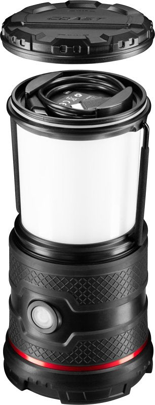 Coast EAL30R Rechargeable Lantern, Alkaline, Zithion Battery, LED Lamp, Cool White/Daylight White/Warm White