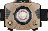 Coast FLX7 Headlamp, AAA Battery, Alkaline Battery, LED Lamp, 700 Lumens (High), 110 Lumens (Low), 370 Lumens (Medium)