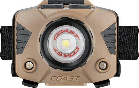 Coast FLX7 Headlamp, AAA Battery, Alkaline Battery, LED Lamp, 700 Lumens (High), 110 Lumens (Low), 370 Lumens (Medium)