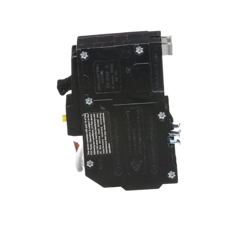 Square D QO QO220GFICP Circuit Breaker, Mini, 20 A, 2 -Pole, 120/240 VAC, Plug Mounting