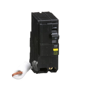 Square D QO QO230GFIC Miniature Circuit Breaker, Ground Fault, 30 A, 2-Pole, 120/240 VAC, Plug-In, Pack of 3