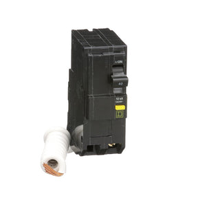 Square D QO QO240GFIC Miniature Circuit Breaker, Ground Fault, 40 A, 2-Pole, 120/240 VAC, Plug-In, Pack of 3
