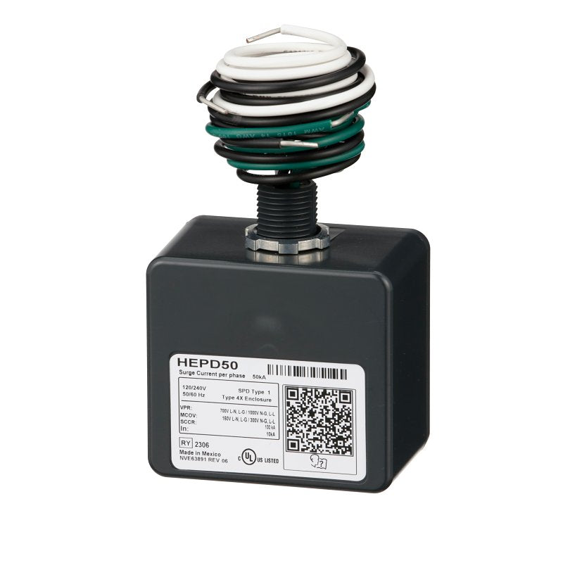Square D HEPD50 Electronics Protective Device, 120/240 V, 50 kA, Pack of 3