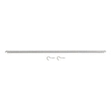 National Hardware N185-702 Door Spring, Steel, Stainless Steel, Loop End, 22 lb