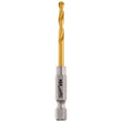 Milwaukee 48-89-4606 Impact Drill Bit, 9/64 in Dia, 2.63 in OAL, Twist Flute, 1/4 in Dia Shank, Hex Shank