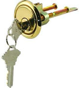 Prime-Line GD 52139 Cylinder Replacement, Zinc, Brass, For: Garage Doors