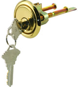 Prime-Line GD 52139 Cylinder Replacement, Zinc, Brass, For: Garage Doors