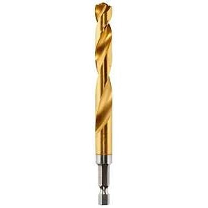Milwaukee 48-89-4624 Impact Drill Bit, 27/64 in Dia, 4.88 in OAL, Twist Flute, 1/4 in Dia Shank, Hex Shank