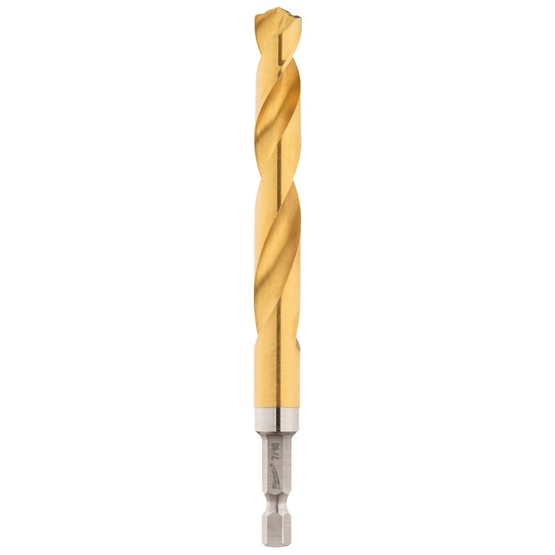 Milwaukee SHOCKWAVE Impact Duty 48-89-4625 Impact-Duty Drill Bit, 7/16 in Dia, 4.92 in OAL, 1/4 in Dia Shank