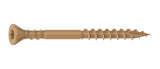 Camo 0376150 Deck Screw, #10 Thread, 2-1/2 in L, Coarse Thread, Flat Head, Star Drive, Type 17 Slash Point, Carbon Steel