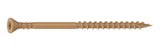 Camo 0376190 Deck Screw, #10 Thread, 3-1/2 in L, Coarse Thread, Flat Head, Star Drive, Type 17 Slash Point, Carbon Steel
