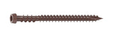 Camo 0395050 Deck Screw, Brown, #10 Thread, 2-1/2 in L, Flat Head, T20 Drive, Steel, 1000/PK
