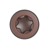Camo 0395050 Deck Screw, Brown, #10 Thread, 2-1/2 in L, Flat Head, T20 Drive, Steel, 1000/PK