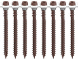 Camo 0395050 Deck Screw, Brown, #10 Thread, 2-1/2 in L, Flat Head, T20 Drive, Steel, 1000/PK