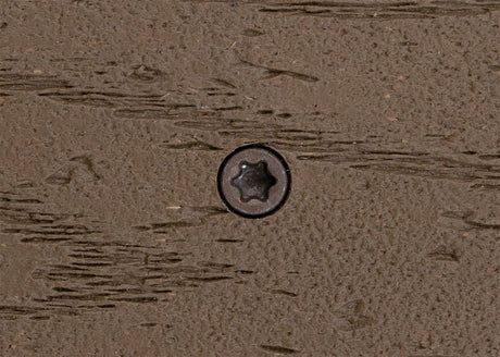 Camo 0395050 Deck Screw, Brown, #10 Thread, 2-1/2 in L, Flat Head, T20 Drive, Steel, 1000/PK