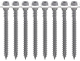 Camo 0395060 Deck Screw, Gray, #10 Thread, 2-1/2 in L, Flat Head, T20 Drive, Steel, 1000/PK