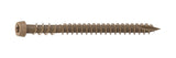 Camo 0395070 Deck Screw, #10 Thread, 2-1/2 in L, Coarse Thread, Flat Head, Star Drive, Type 99 Double Slash Point, 1000