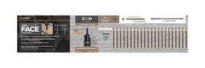 Camo 0395070 Deck Screw, #10 Thread, 2-1/2 in L, Coarse Thread, Flat Head, Star Drive, Type 99 Double Slash Point, 1000
