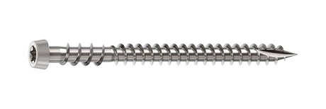 Camo 0395080 Collated Face Screw, #10 Thread, 2-1/2 in L, T-20 Drive, Stainless Steel, 305 Grade