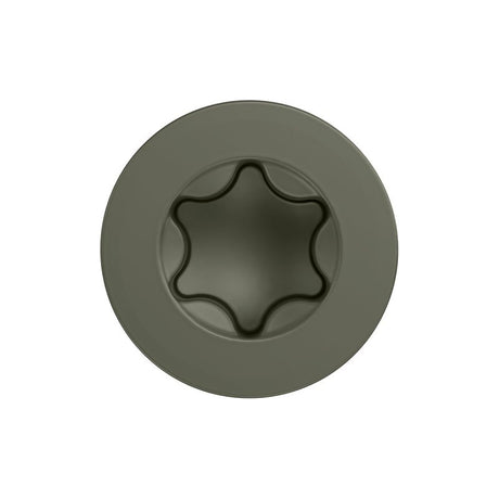 Camo 0341209 Deck Screw, #10 Thread, 4 in L, Coarse Thread, Bugle Head, Torx Drive, Type 17 Slash Point, Carbon Steel