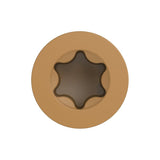 Camo 0356209 Deck Screw, #10 Thread, 4 in L, Coarse Thread, Bugle Head, Star Drive, Type 17 Slash Point, Protech