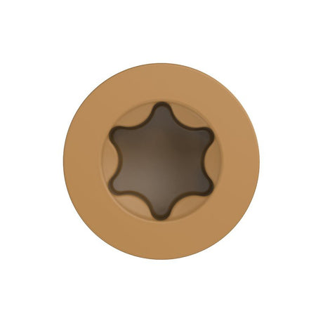Camo 0356209 Deck Screw, #10 Thread, 4 in L, Coarse Thread, Bugle Head, Star Drive, Type 17 Slash Point, Protech