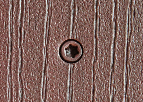 ProFIT 349554 Screw, #10 Thread, 2-1/2 in L, Star Drive, Double Slash, Type 99 Point, Redwood