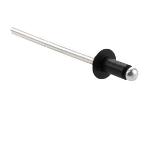 Euramax 84035 Gutter Blind Rivet, Button Head, 1/8 in Dia, 1-1/2 in L, Aluminum