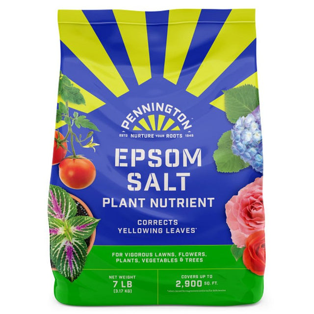 Pennington 397606 Epsom Salt Plant Nutrient, 7 lb Bag, Solid