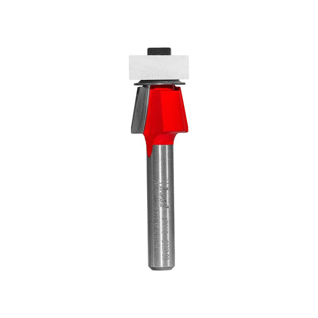 Freud 47-110 Bevel Trim Bit, 9/16 in Dia Cutter, 13/32 in L Cutting, 2 in OAL, 1/4 in Dia Shank, 2-Cutter, Carbide