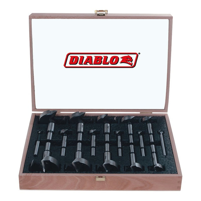 Diablo FB-100 Forstner Bit Set, 16-Piece, HSS