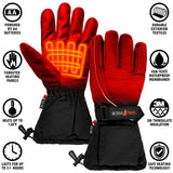 ActionHeat AH-GV-AA-01-W Battery Heated Gloves, Women's, One-Size, Polyester, Black, Pack of 3