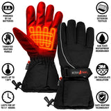 ActionHeat AH-GV-AA-01-W Battery Heated Gloves, Women's, One-Size, Polyester, Black, Pack of 3